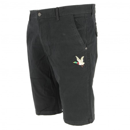 Short Chino homme stretch CHEVIGNON noir, golf, voiles de Saint-Tropez !!