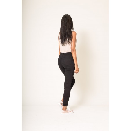 Pantalon stretch slim noir Nina Carter - Matière noble 29,90€