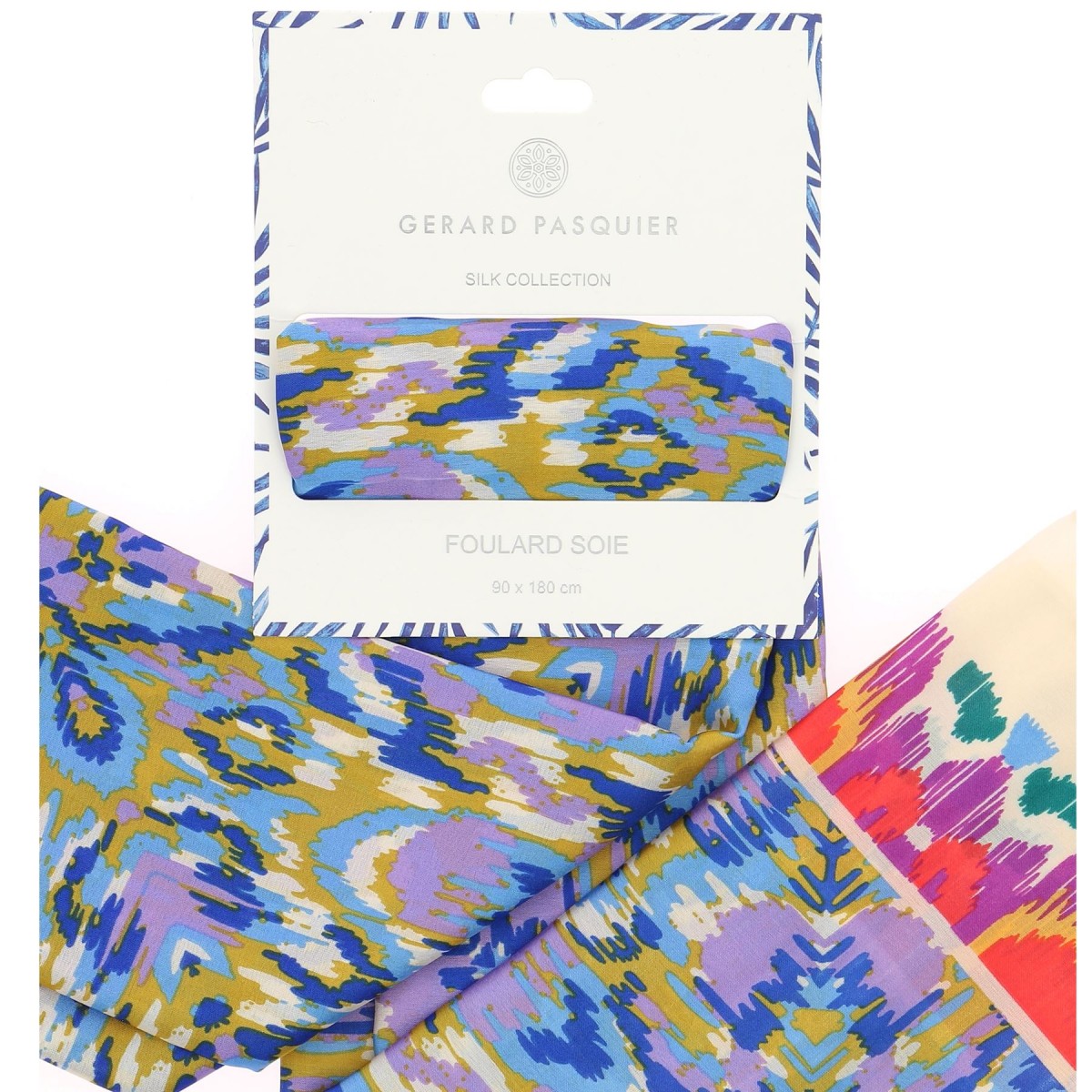 Foulard femme G. Pasquier multicolore  - Matière noble 12,90€