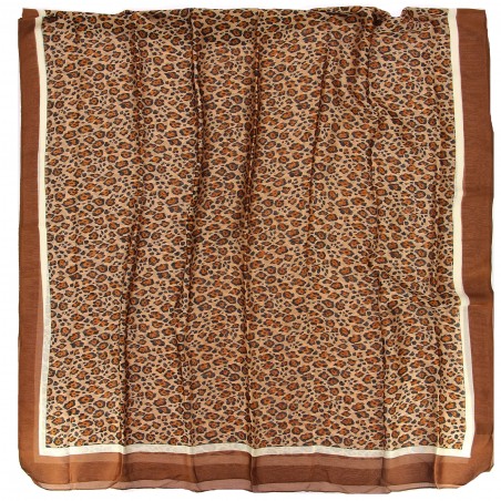 Foulard femme G. Pasquier léopard - Matière noble 12,90€