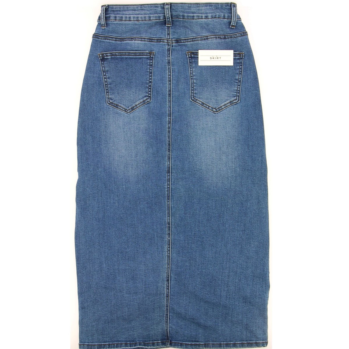 Jupe en jean mi-longue Nina Carter  - Matière noble 29,90€