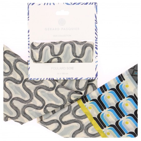 Foulard femme Gérard Pasquier, soie et viscose - Matière noble 12,90€