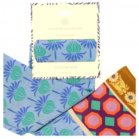 Foulard femme Gérard Pasquier, soie et viscose - Matière noble 12,90€