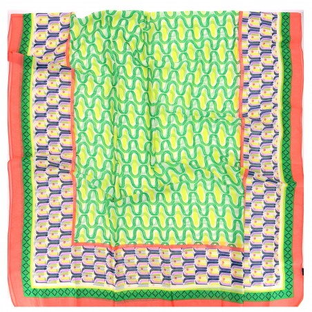 Foulard femme Gérard Pasquier, soie et viscose, multicolore  - Matière noble 12,90€