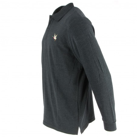 Polo manches longues  Chevignon anthracite - Matière noble 19,90€