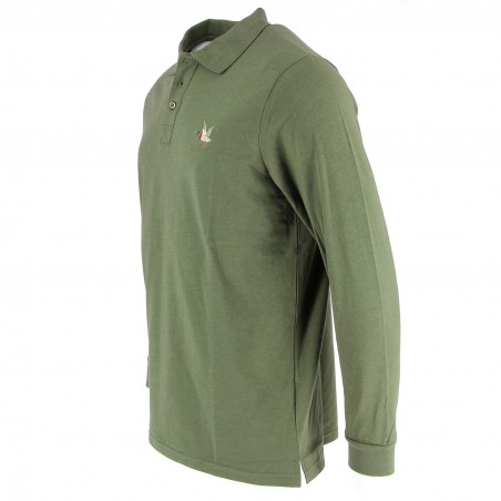 Polo manches longues Chevignon kaki - Matière noble 19,90€