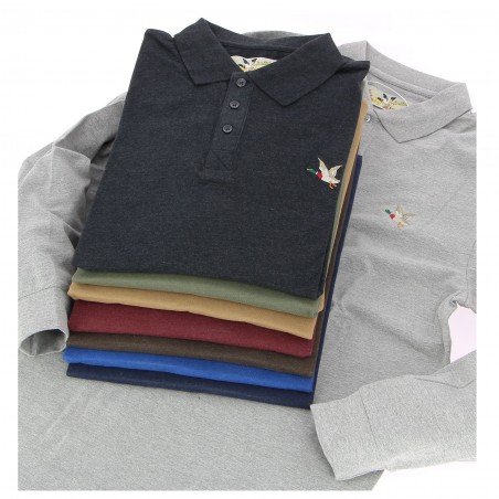 Polo manches longues  Chevignon marron - Matière noble 19,90€