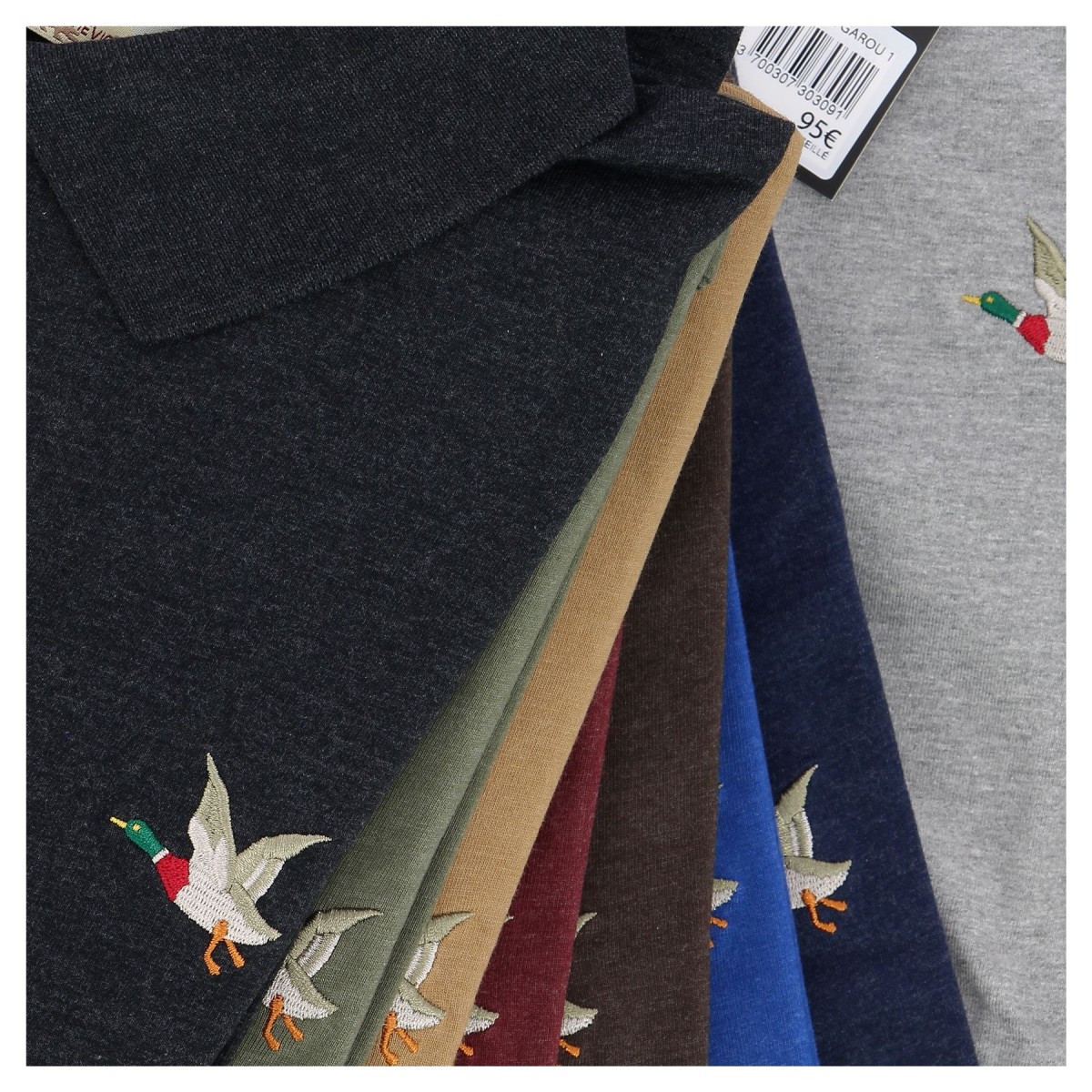 Polo manches longues  Chevignon marron - Matière noble 19,90€