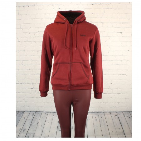 SWEAT FEMME CAPUCHE  LEE COOPER BORDEAUX - Matière noble 24,90€