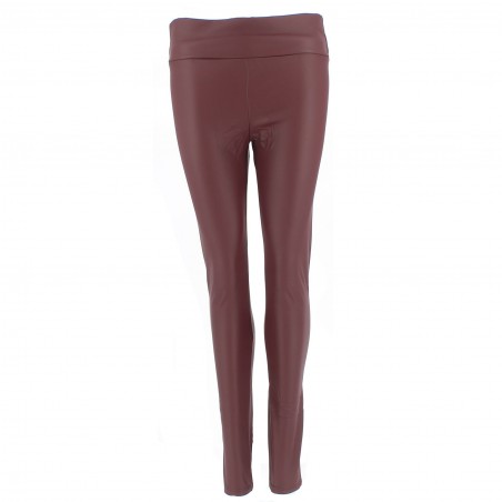 Legging simili cuir RODIER bordeaux chic, confortable, Matière noble 17.90€