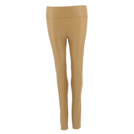Legging simili cuir RODIER beige chic ventre plat  Matière noble 17,90€