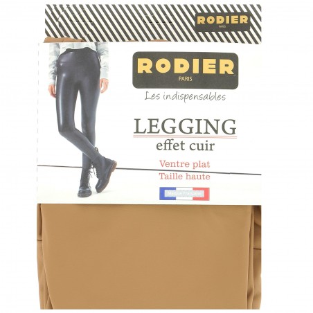 Legging simili cuir RODIER beige chic ventre plat  Matière noble 17,90€