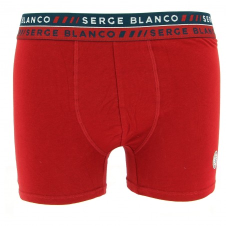 Boxer SERGE BLANCO rouge pas cher -  Matière-noble 5,90€