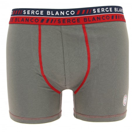 Boxer SERGE BLANCO gris pas cher -  Matière-noble 5,90€