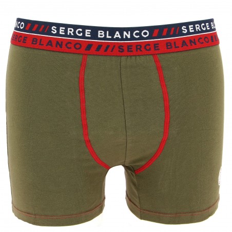 Boxer SERGE BLANCO, divers coloris,  pas cher -  Matière-noble 5,90€