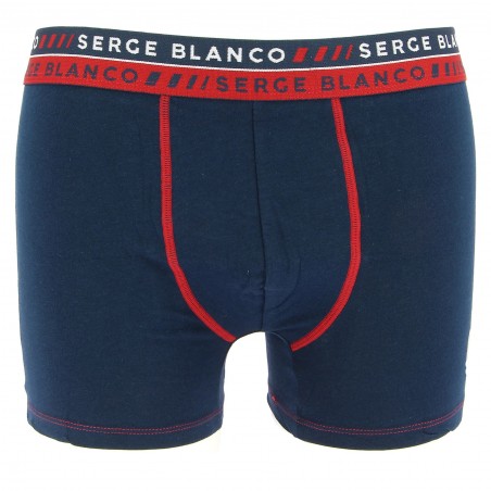 Boxer SERGE BLANCO marine pas cher -  Matière-noble 5,90€