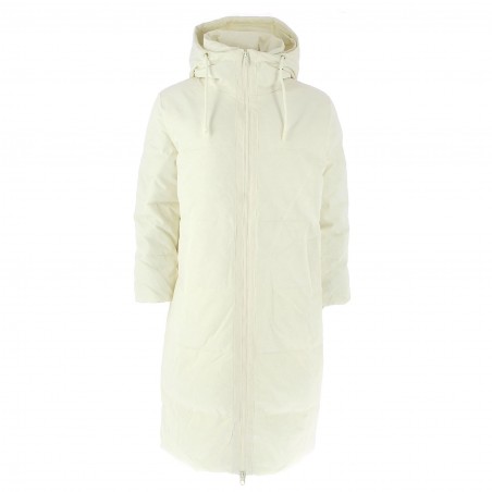 Doudoune longue femme Camaieu oversize crème - Matière noble 49,90€