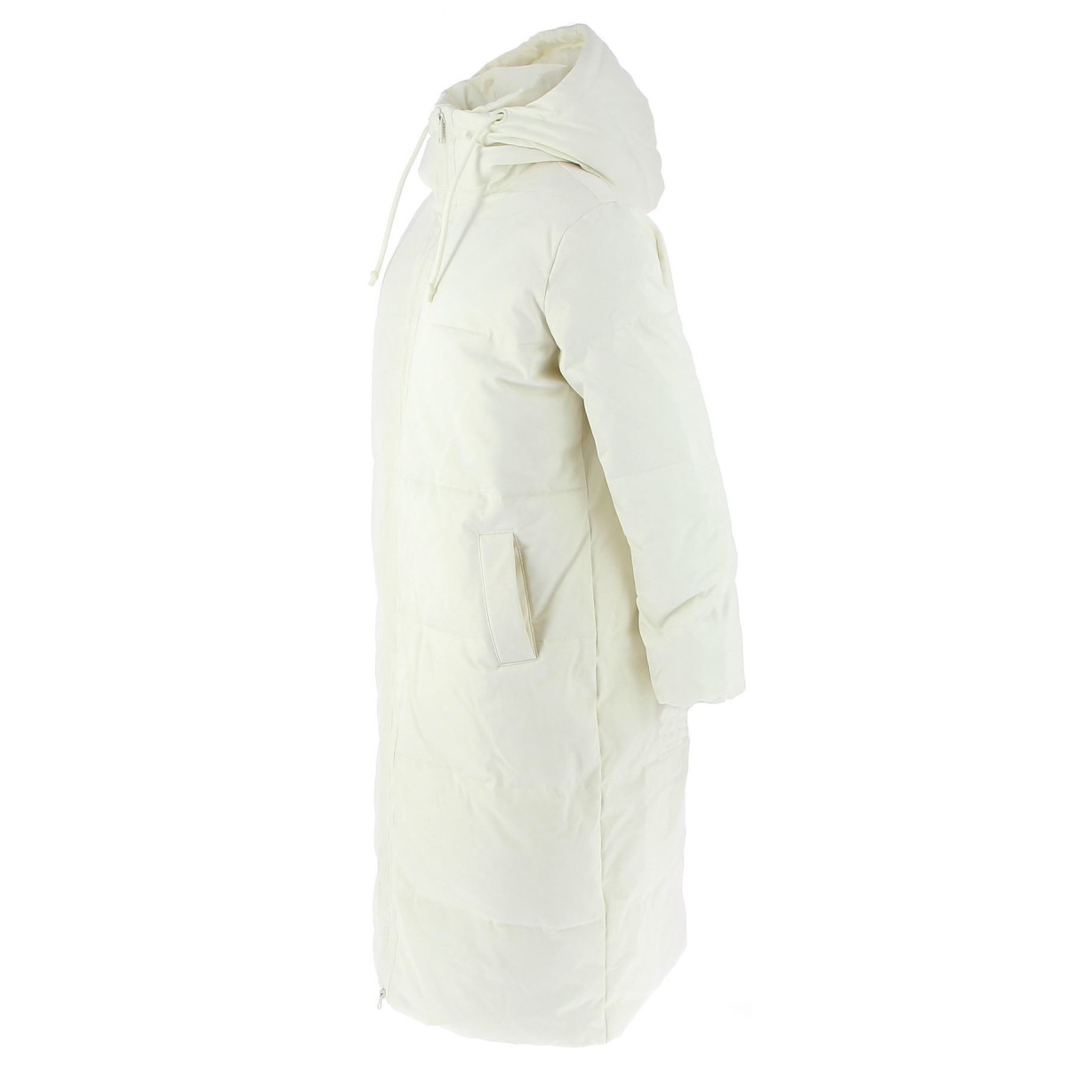 Doudoune longue femme Camaieu oversize crème - Matière noble 49,90€