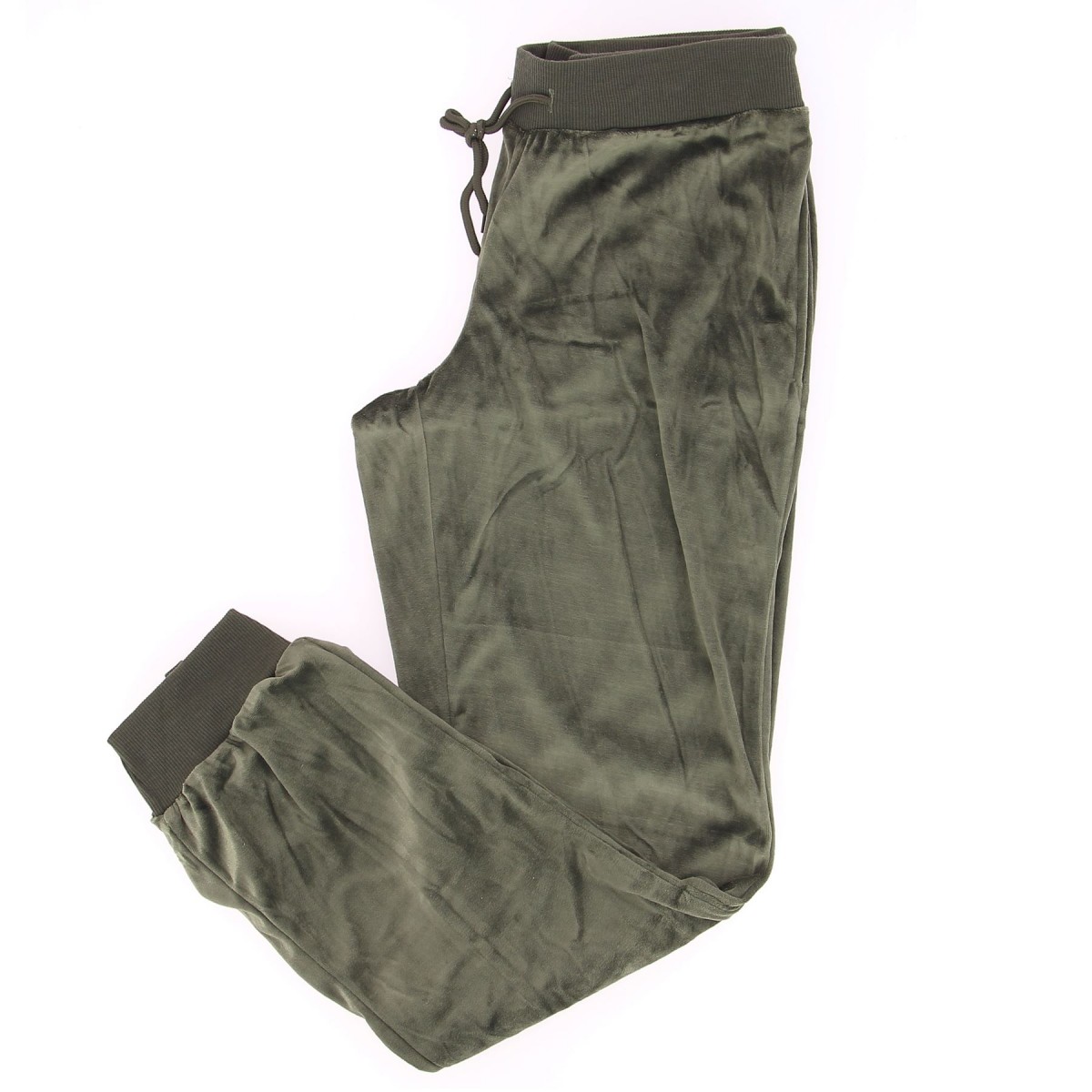 LES PETITES ensemble jogging velours, kaki à 24.90€ - Matière noble