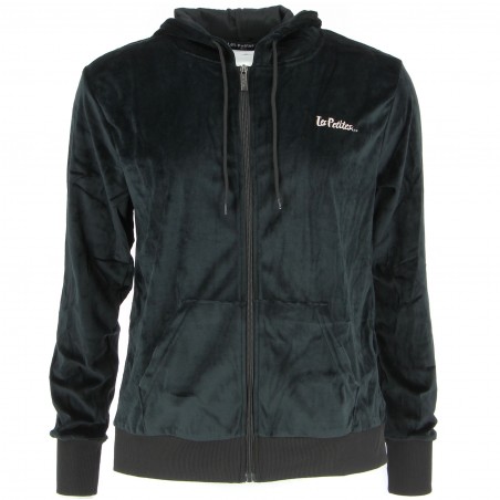Jogging femme LES PETITES velours noir à 24.90€ - Matière noble
