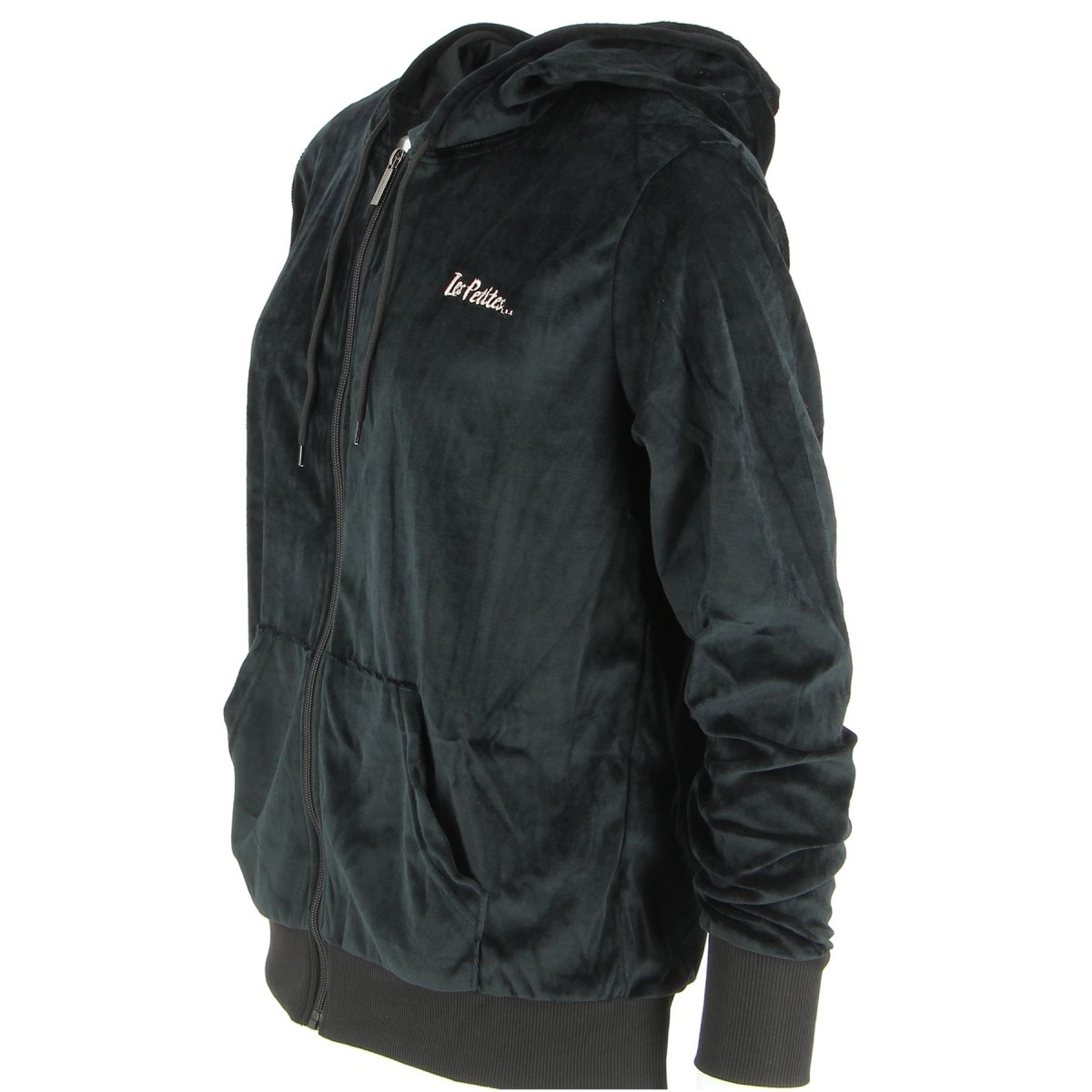Jogging femme LES PETITES velours noir à 24.90€ - Matière noble