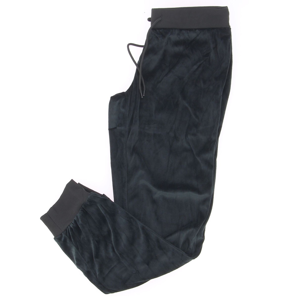 Jogging femme LES PETITES velours noir à 24.90€ - Matière noble