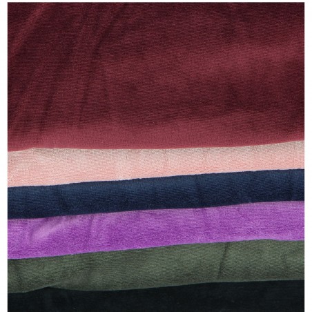 Jogging femme LES PETITES velours violet - Matière noble 24.90€
