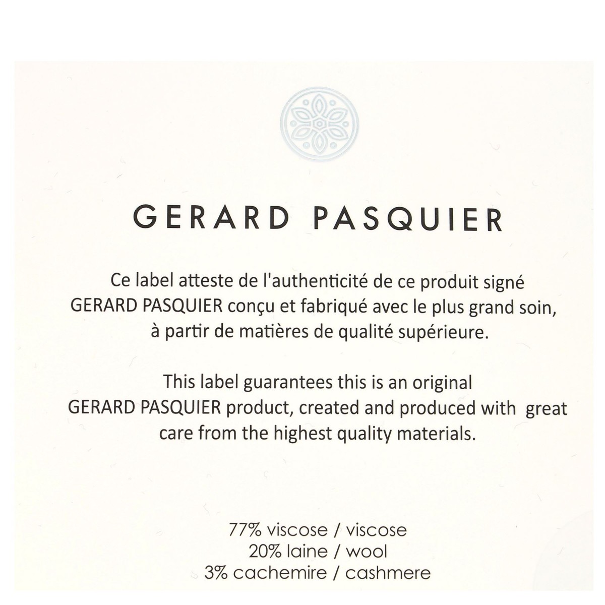 Grande écharpe GERARD PASQUIER écru et violet - Matière noble 19,90€