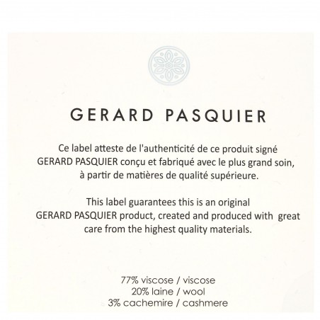 Grande écharpe GERARD PASQUIER écru et violet - Matière noble 19,90€