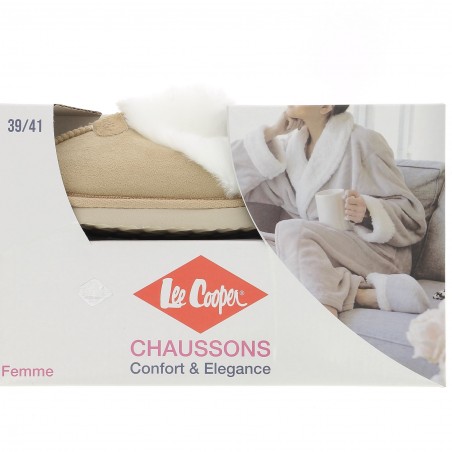 Chaussons fourrés femme LEE COOPER divers coloris 15.90€ - Matière noble