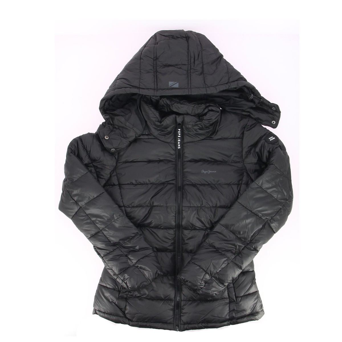 Doudoune femme PEPE JEANS noire - Matière noble 59.90€
