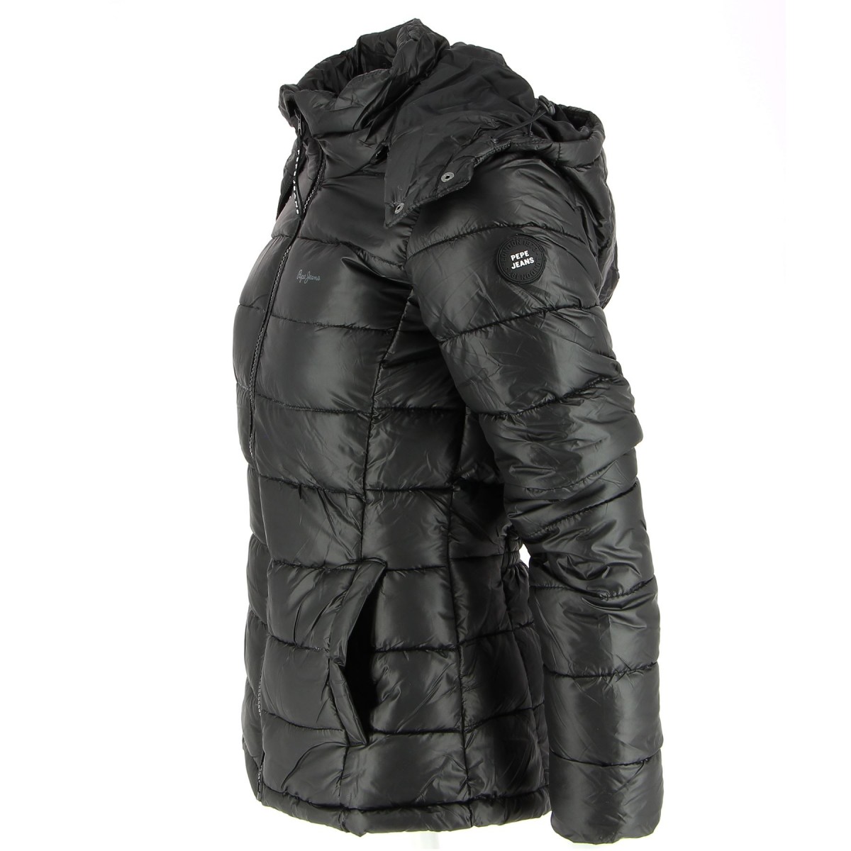Doudoune femme PEPE JEANS noire - Matière noble 59.90€