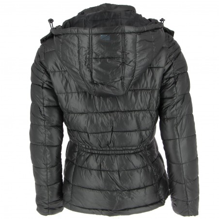 Doudoune femme PEPE JEANS noire - Matière noble 59.90€
