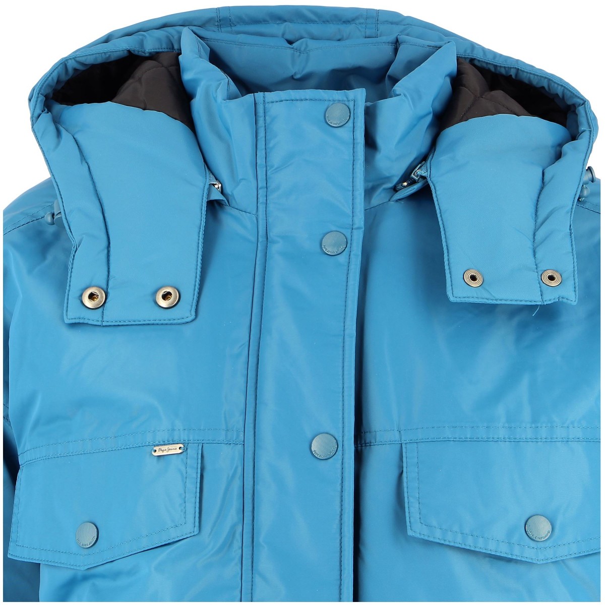 Doudoune courte femme PEPE JEANS bleue - Matière noble 59.90€