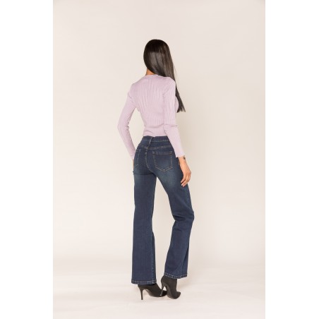 Jean Flare stretch Nina Carter brut femme - Matière noble 29,90€