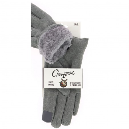 Gants homme CHEVIGNON fourré polaire - Matière noble 12.90€