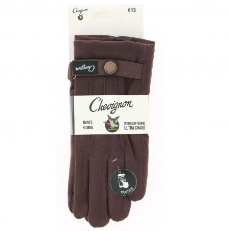 Gants homme CHEVIGNON fourrés, divers coloris - Matière noble 12.90€