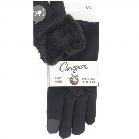 Gants homme CHEVIGNON fourrés, divers coloris - Matière noble 12.90€
