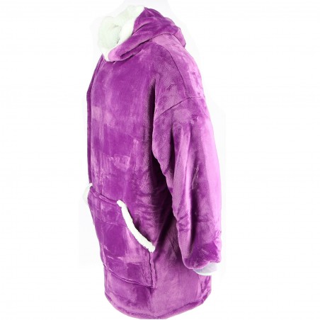Sweat plaid "Cocooning" Kindy , divers coloris  - Matière noble 24.90€
