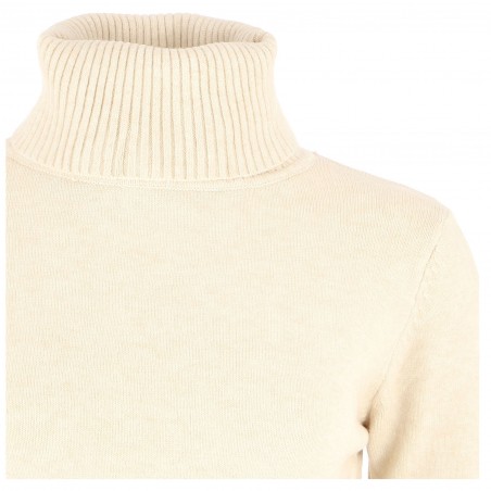 Pull femme col roulé doux et chaud, divers coloris - Matière noble 16.90€