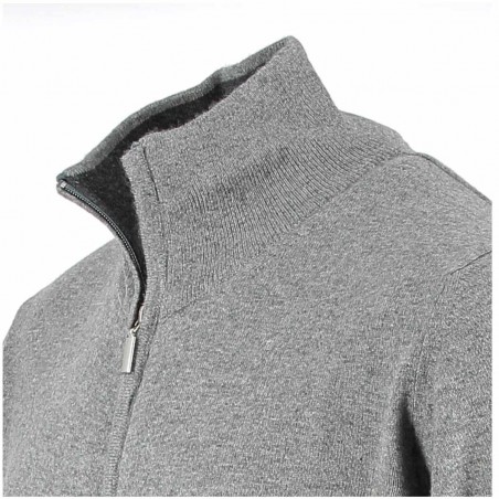 Gilet homme Cachemire et laine gris - Matière noble 39.90€