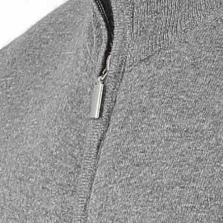 Gilet homme Cachemire et laine gris - Matière noble 39.90€