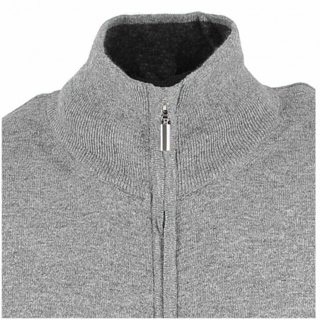 Gilet homme Cachemire et laine gris - Matière noble 39.90€