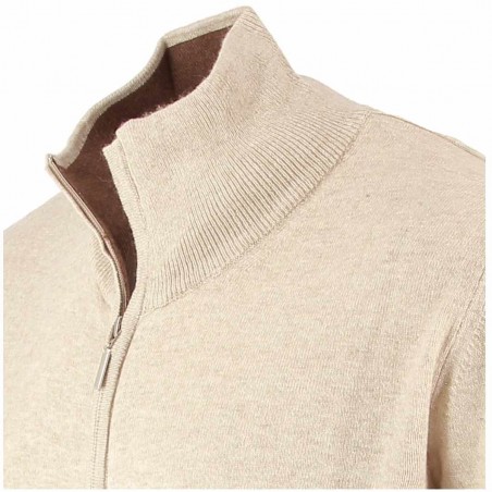 Gilet homme Cachemire, laine, soie -écru - Matière noble 39.90€