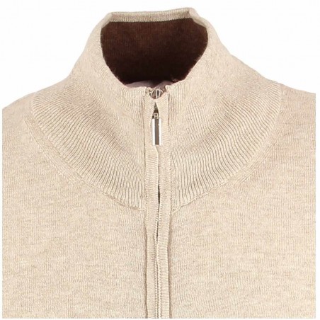 Gilet homme Cachemire, laine, soie -écru - Matière noble 39.90€