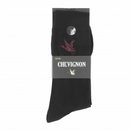 Chaussettes homme Chevignon, coloris noir, 65% Coton - Matière noble 2.90€