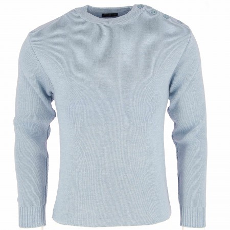 PULL MARIN MERINOS BLEU CIEL