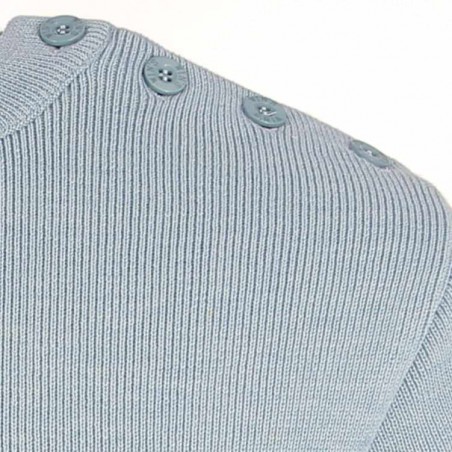 Pull marin homme Mérinos bleu - Matière noble 49.90€