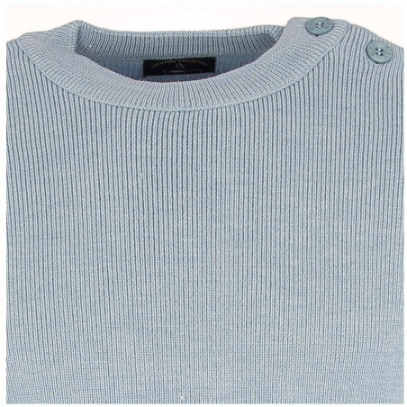 Pull marin homme Mérinos bleu - Matière noble 49.90€