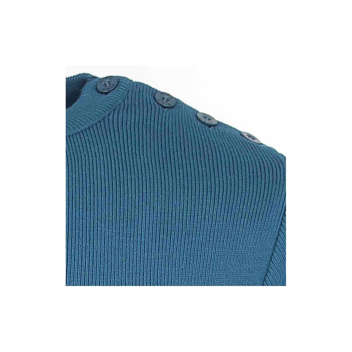 Pull marin homme Mérinos  bleu Paon - Matière noble 49.90€